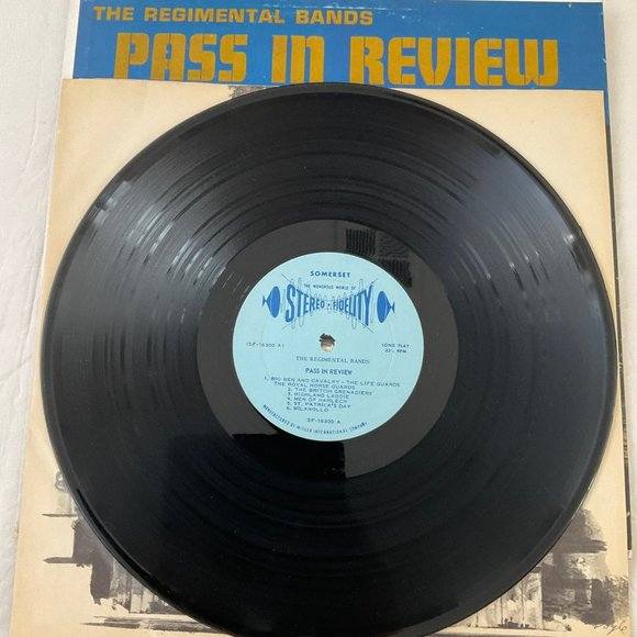 The Regimental Bands: Pass In Review Vintage Vinyl Record - Picture 7 of 11